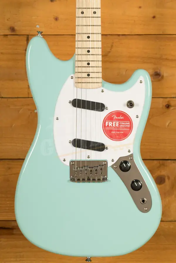 Squier Sonic Mustang - Maple - Daphne Blue