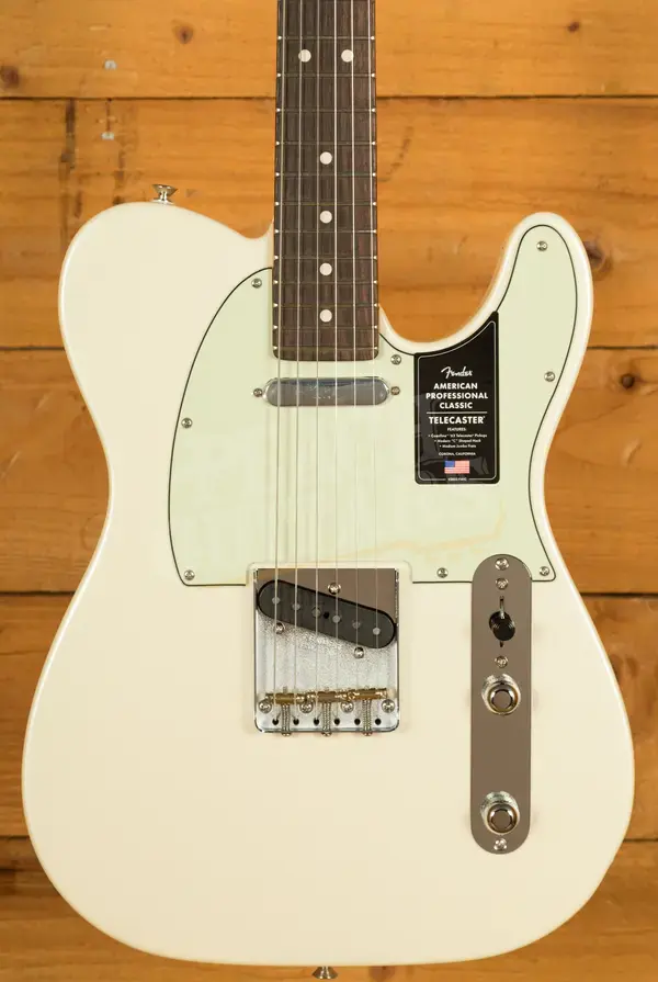 Fender Limited Edition American Professional Classic Telecaster - Rosewood - Olympic Pearl