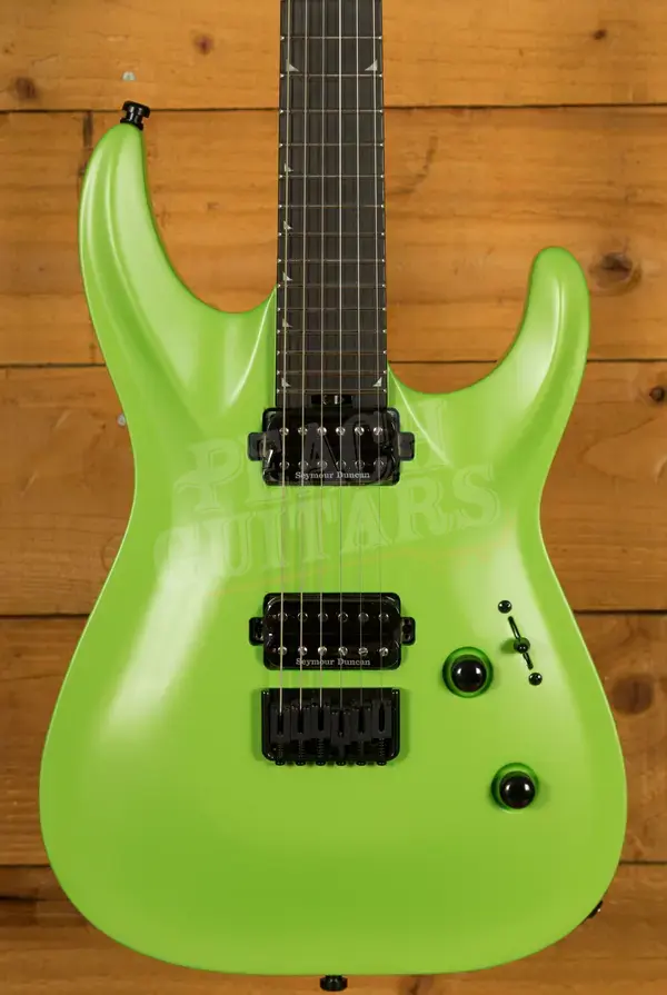 Jackson Pro Plus Series Soloist SLA2 HT - Ebony - Toxic Apple