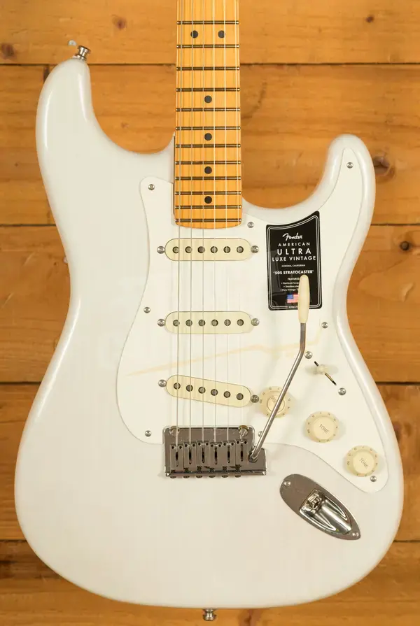 Fender American Ultra Luxe Vintage '50s Stratocaster - Maple - White Blonde