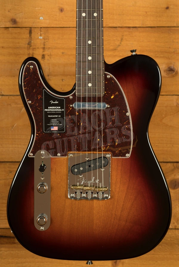 Fender American Professional II Telecaster Left-Handed - Rosewood - 3-Colour Sunburst