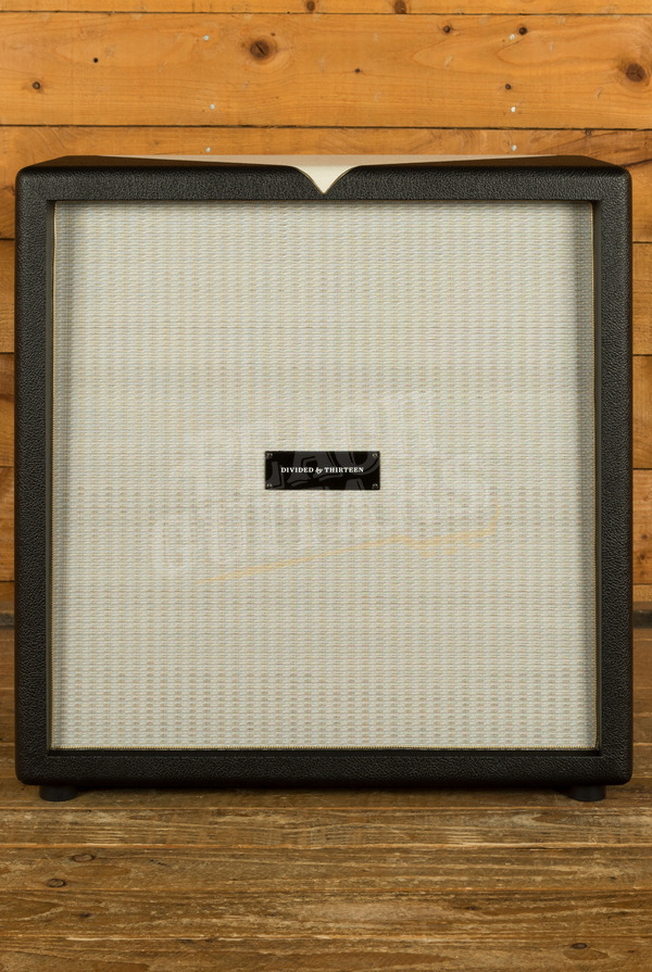 Divided By 13 2x12 Closed Back Cabinet | Celestion G12H - Black Bronco Tolex - Cream V