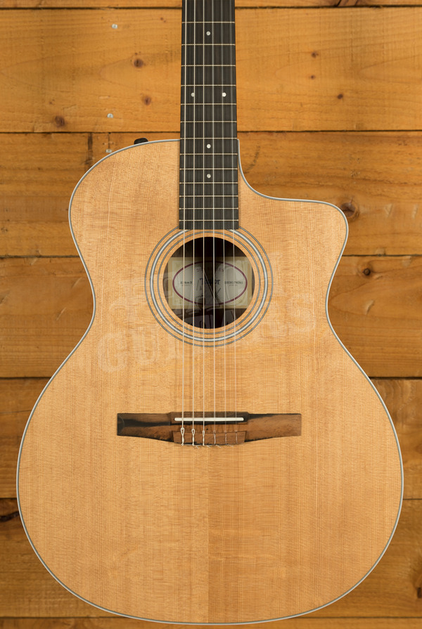 Taylor 214ce-N Solid-Top Cutaway Classical Guitar - Natural