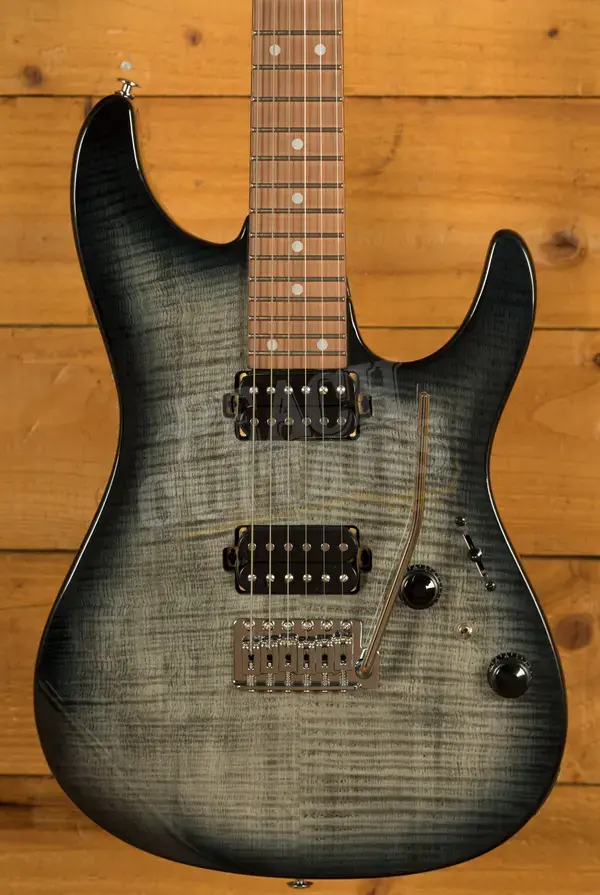 Ibanez AZ24S1F AZ Series Standard - Jatoba - Transparent Black Sunburst