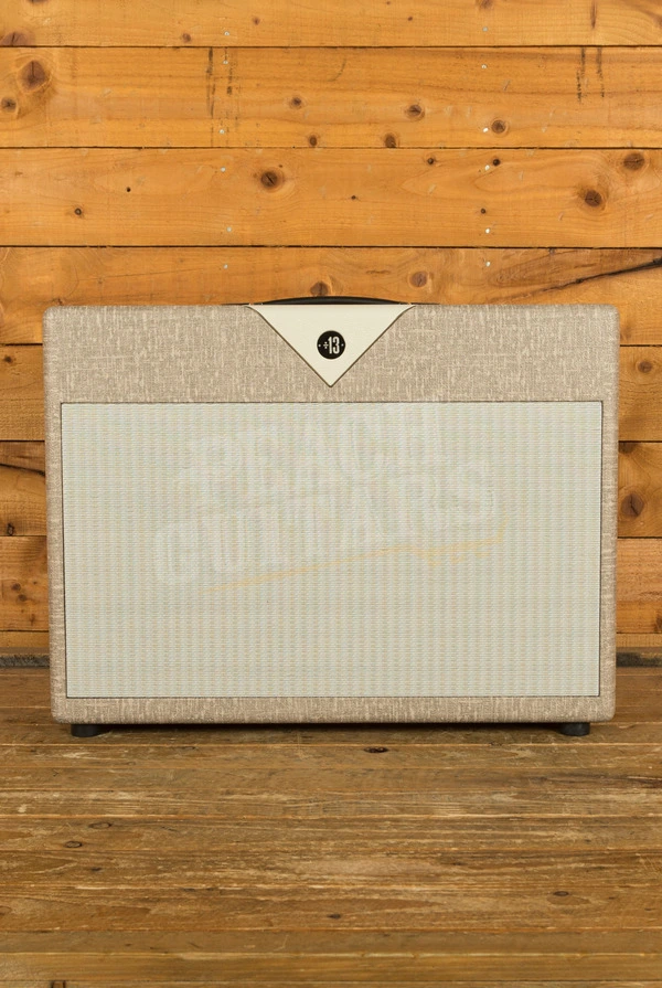 Divided By 13 2x12 Open Back Electric Guitar Amplifier Cabinet - Celestion G12B - Tan Fawn Tolex