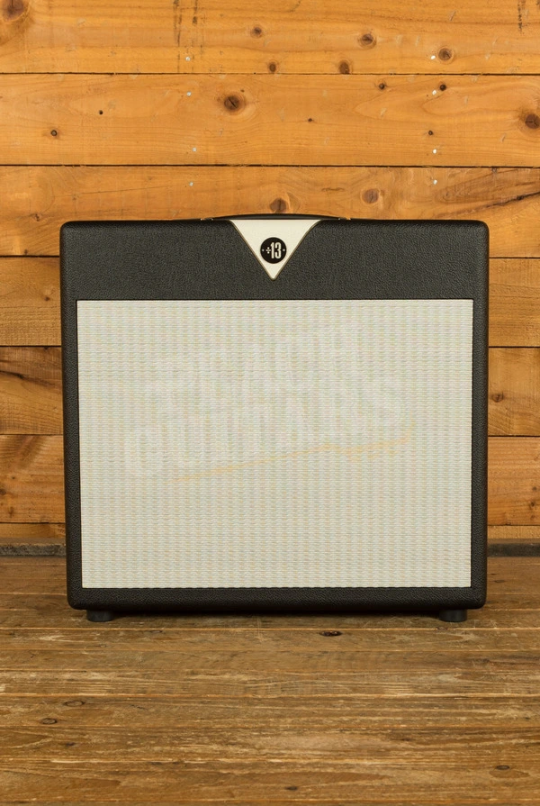 Divided By 13 1x12 Open Back Electric Guitar Amplifier Cabinet - Celestion G12H - Black Bronco Tolex