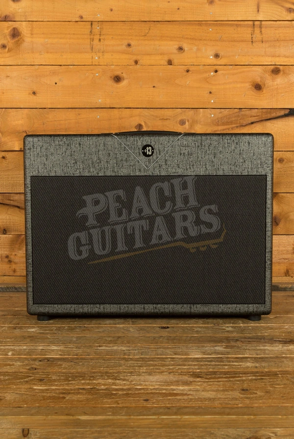 Divided By 13 2x12 Open Back Electric Guitar Amplifier Cabinet - Celestion G12H & G12B - Pewter Trout Tolex