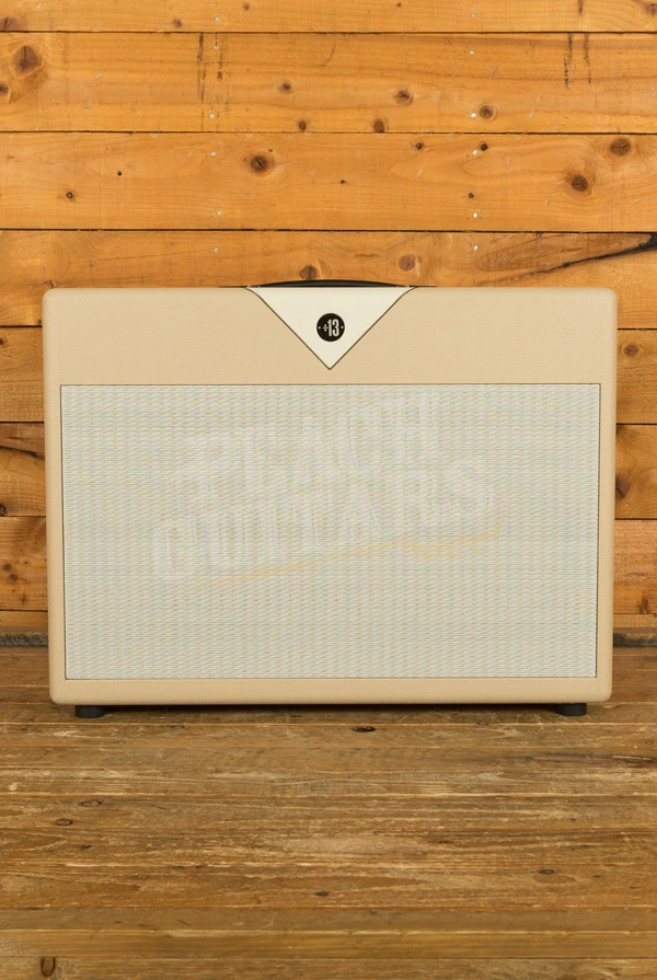 Divided By 13 2x12 Open Back Electric Guitar Amplifier Cabinet - Celestion G12H - Vintage Vanilla Tolex