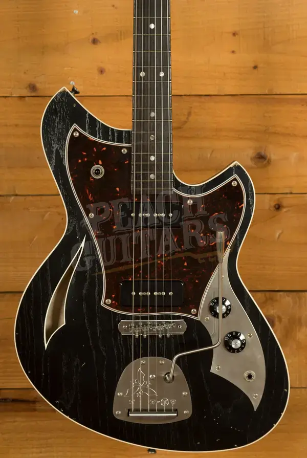 Novo Nucleus Miris J | Bull Black - Tortoise Shell Pickguard