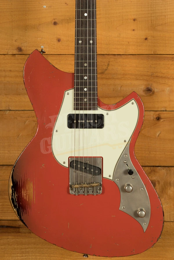 Novo Custom Series Serus T | Fiesta Red over '64 3-Tone Burst