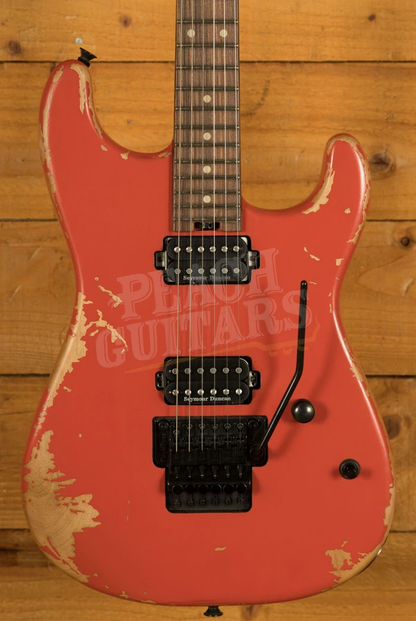 Charvel Pro-Mod Relic San Dimas Style 1 HH FR PF - Pau Ferro - Weathered Orange