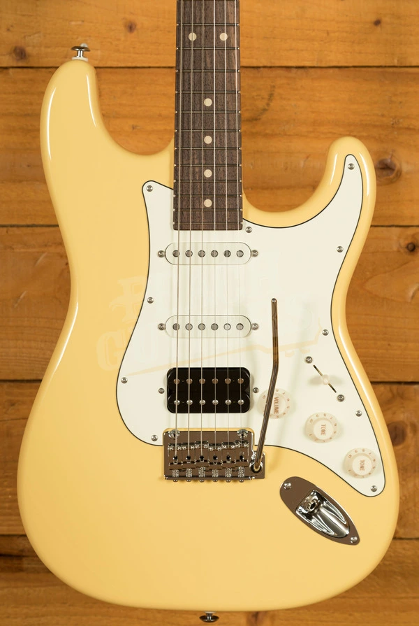 Suhr Classic S Rosewood HSS | Vintage Yellow