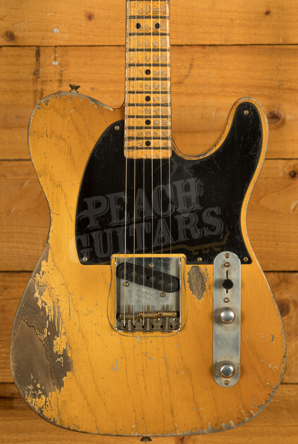 Fender Custom Shop Masterbuilt Dale Wilson 53 Esquire | Heavy Relic Nocaster Blonde 