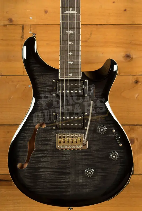PRS SE Custom | Custom 24 Semi-Hollow Piezo - Charcoal