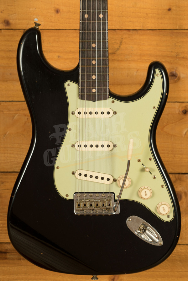Fender Custom Shop '61 Strat Journeyman Relic Black 