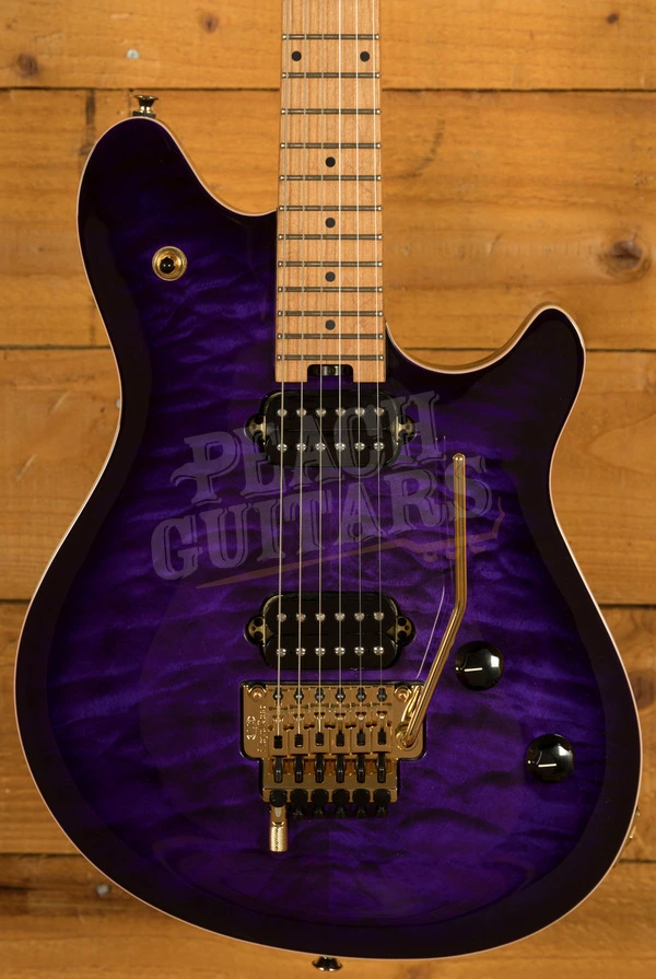 EVH Wolfgang Special QM Baked Maple Purple Burst
