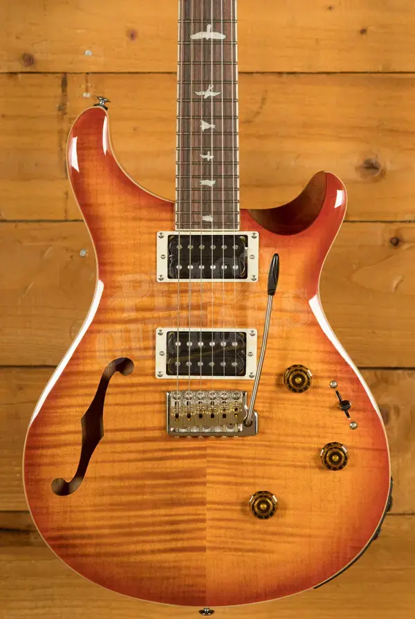 PRS SE Custom | Custom 24 Semi-Hollow Piezo - Vintage Sunburst