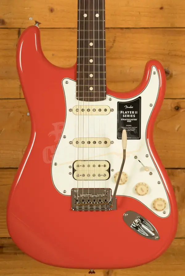 Fender Player II Stratocaster HSS - Rosewood - Coral Red
