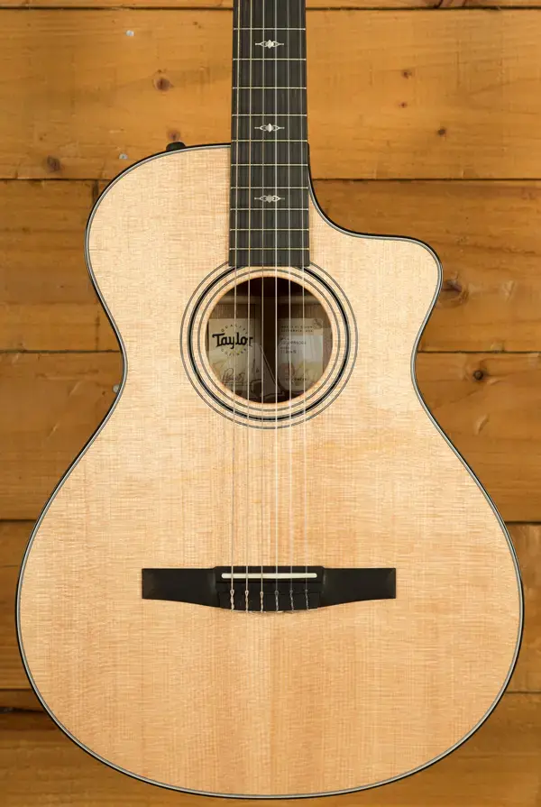 Taylor 312ce-N All-Solid Cutaway Classical Guitar - Natural