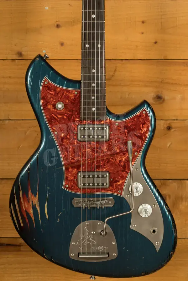 Novo Custom Series Serus J | Lake Como Blue Over '64 3-Tone Burst