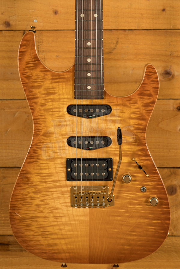 Tom Anderson Drop Top | Honey Shaded Edge with Binding