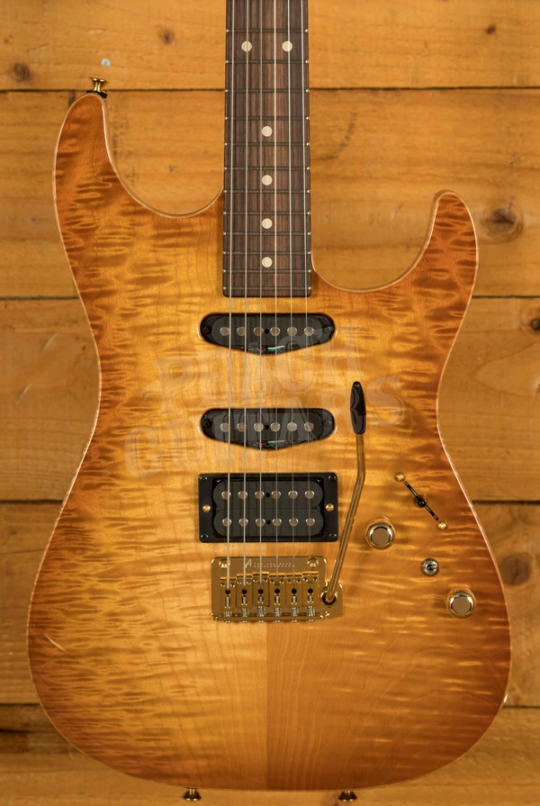 Tom Anderson Drop Top | Honey Shaded Edge with Binding
