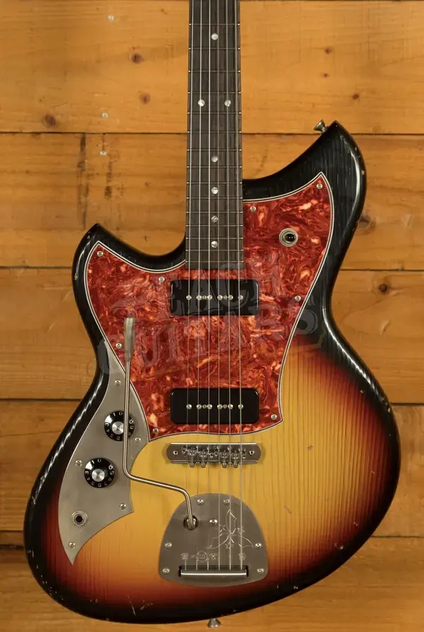 Novo Nucleus Left Handed Serus J | '64 3-Tone Burst - Tortoise Shell Pickguard