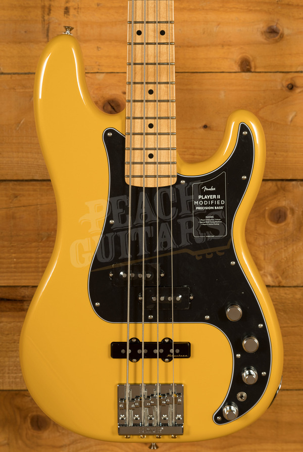 Fender Player II Modified Active Precision Bass Maple Sunshine Yellow