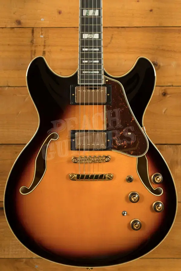 Ibanez AS113 Artstar Series Hollow Body - Macassar Ebony - Brown Sunburst