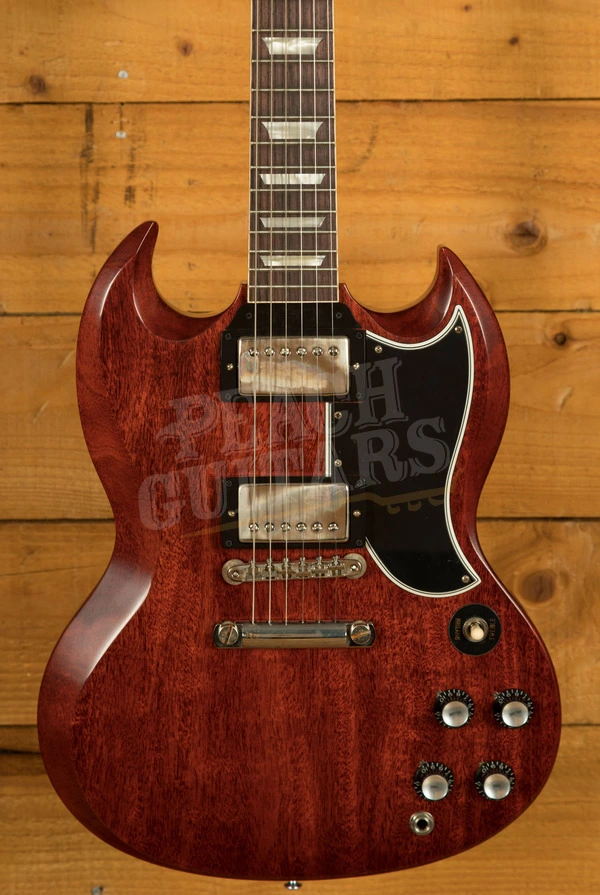 Gibson Custom 1961 Les Paul SG Standard Reissue Stop-Bar | Cherry Red - VOS