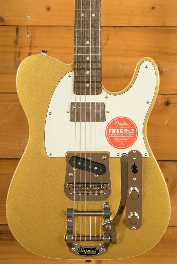 Squier Classic Vibe Custom Telecaster SH with Bigsby - Laurel - Aztec Gold