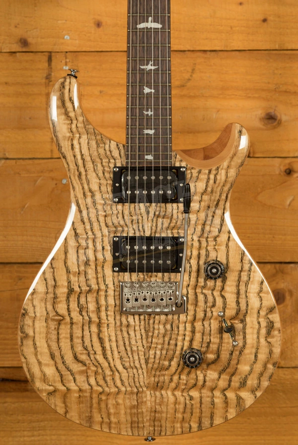 PRS SE Custom 24 Burled Ash Limited Edition - Natural