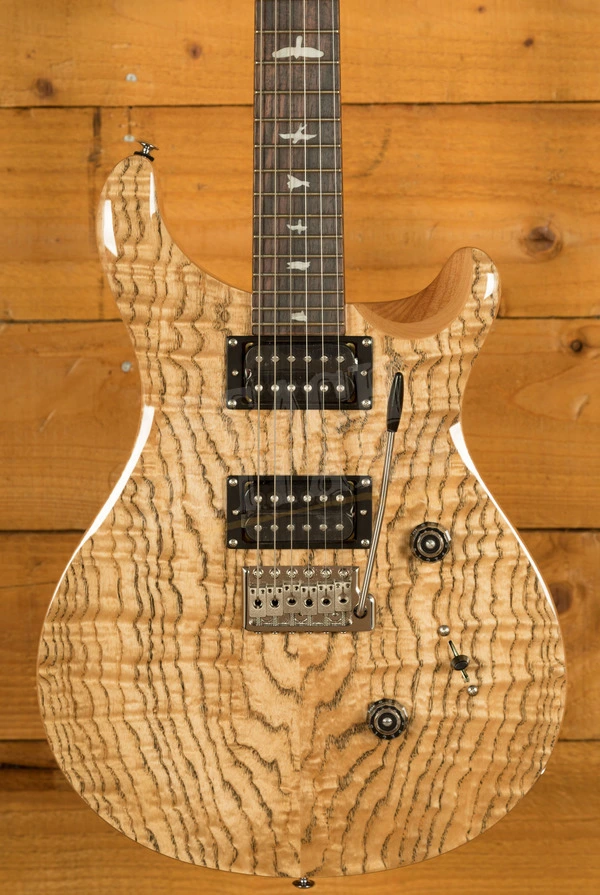 PRS SE Custom 24 Burled Ash Limited Edition - Natural