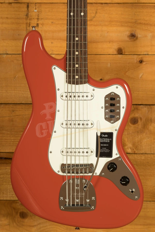 Fender Vintera II '60s Bass VI - Rosewood - Fiesta Red