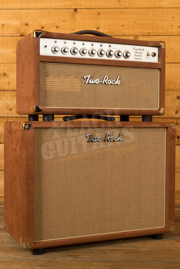 Two-Rock Classic Reverb 40/20 Head and 1x12 Cab - Tobacco Suede