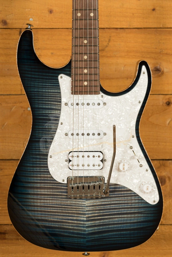 Suhr Standard Plus Faded Trans Whale Blue Burst Pau Ferro *Used*