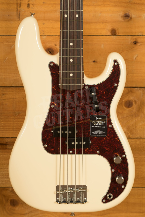 Fender Vintera II '60s Precision Bass - Rosewood - Olympic White