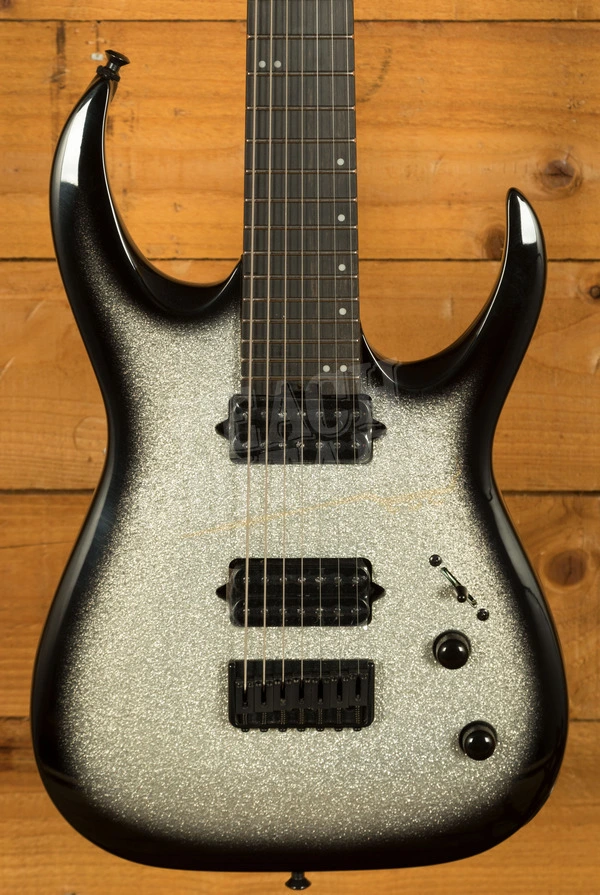 Jackson Pro Plus Series Signature Misha Mansoor Juggernaut HT7 | Silverburst Sparkle - 7-String