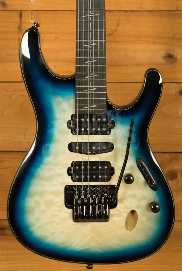 Ibanez JIVAJR Nita Strauss/Alice Cooper/The Iron Maidens S Series - Bound Ebony - Deep Sea Blonde