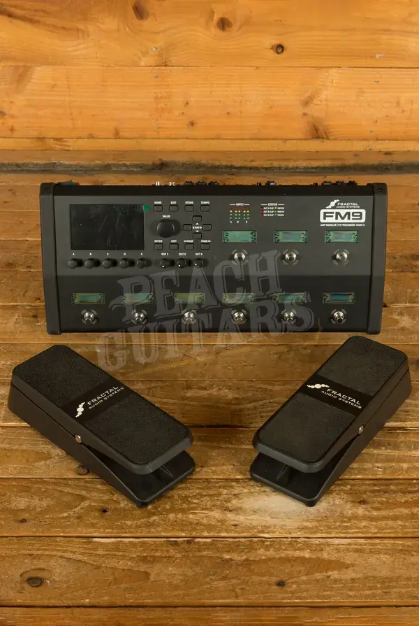 Fractal FM 9 Turbo w/2x EV-1 Volume/Expression Pedals *Used*
