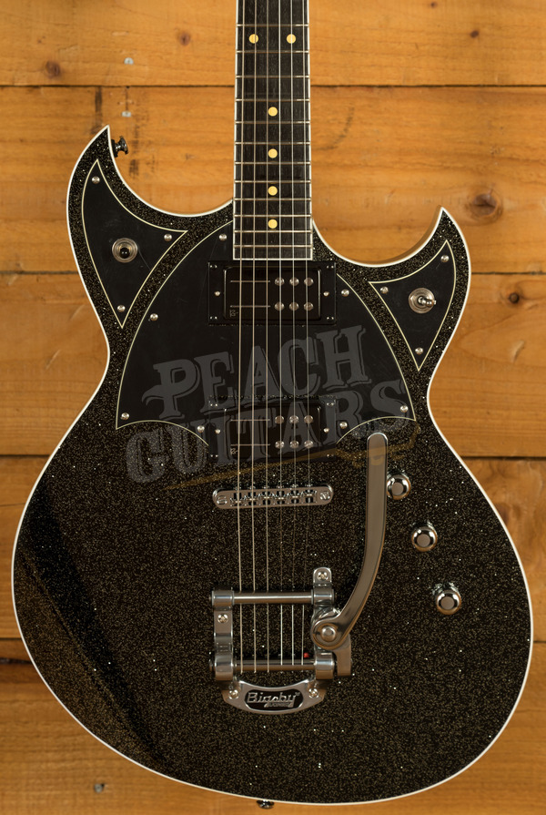 Reverend Signature Series | Reeves Gabrels Spacehawk - Black Sparkle - Ebony