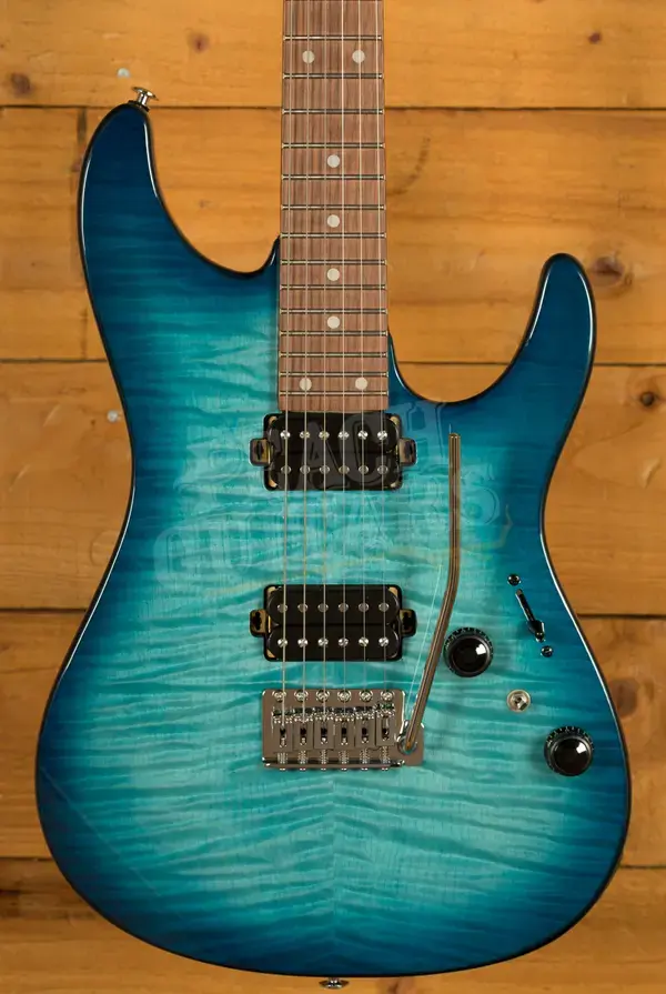 Ibanez AZ AZ24S1F - Transparent Turquiose Burst