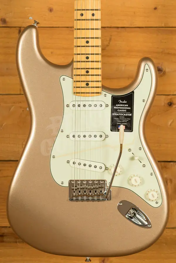 Fender American Professional Classic Stratocaster - Maple - Faded Firemist Gold