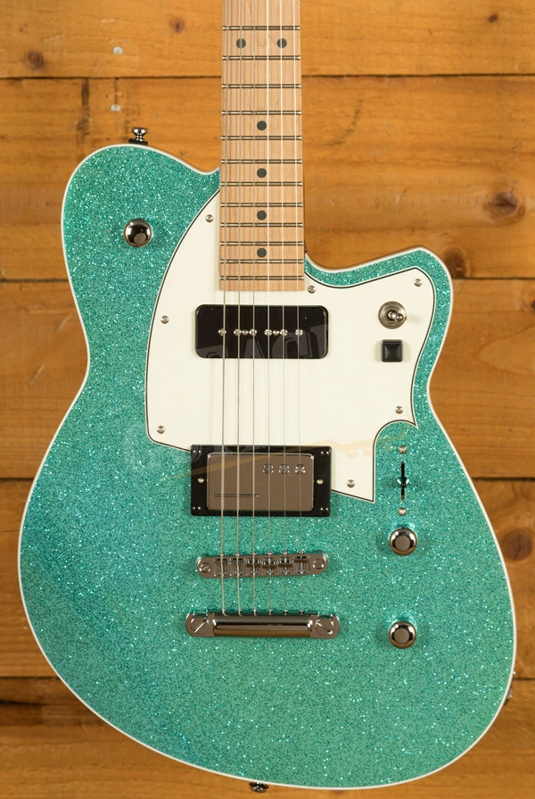 Reverend Signature Series | Chris Freeman - Turquoise Sparkle - Roasted Maple