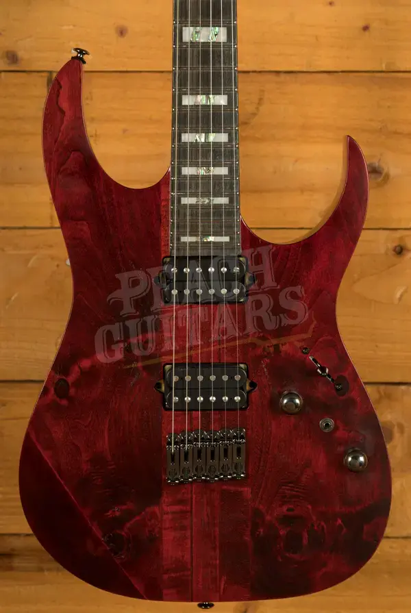 Ibanez RGT1221PB RG Series Premium - Ebony - Stained Wine Red Low Gloss