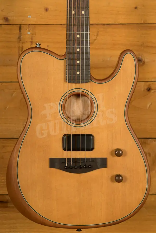 Fender Acoustasonic Standard Telecaster - Rosewood - Aged Natural