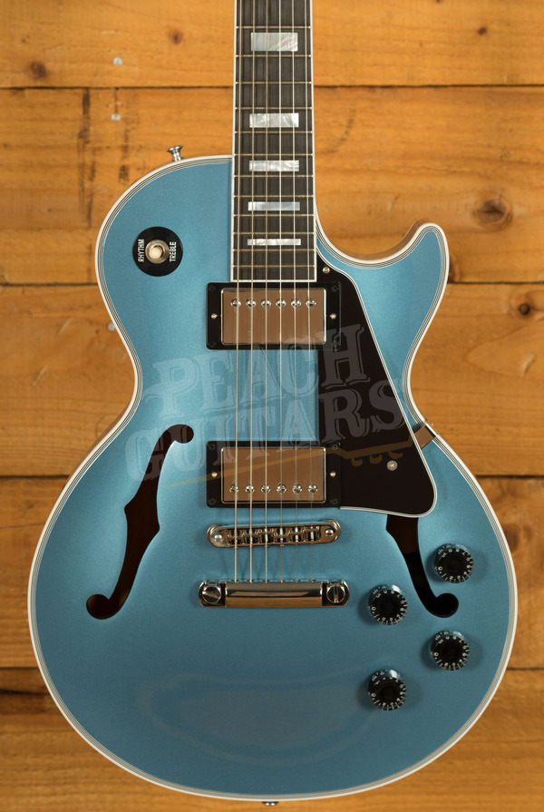 Gibson Custom Les Paul Custom Chambered F-Holes | Pelham Blue