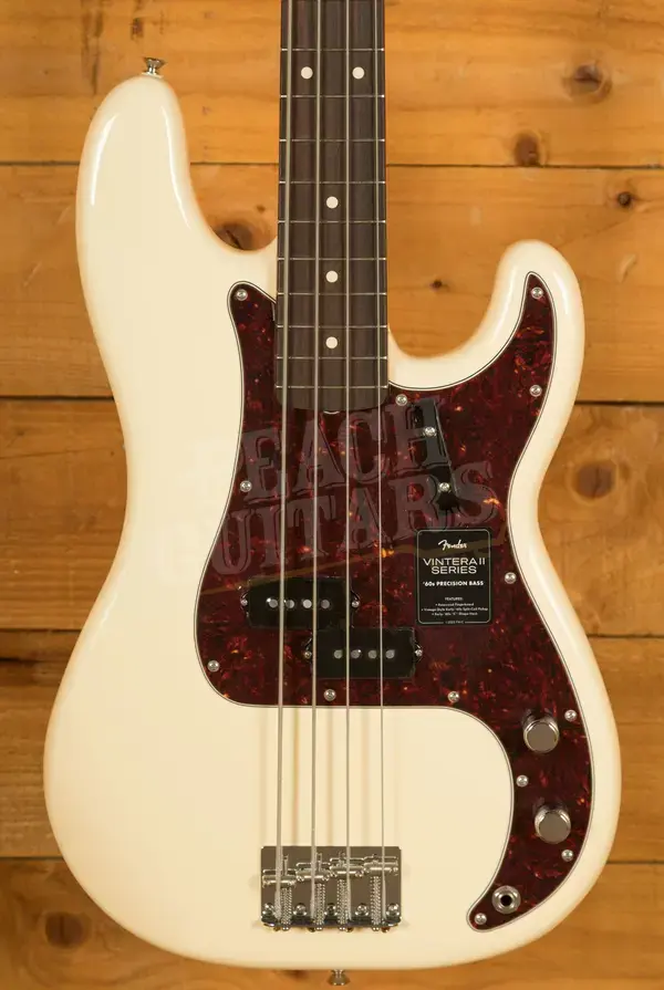 Fender Vintera II '60s Precision Bass - Rosewood - Olympic White