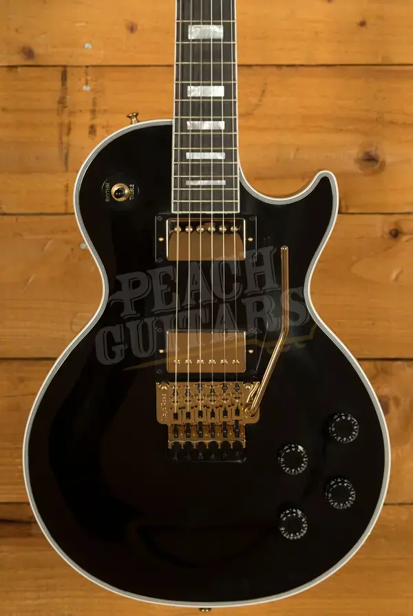 Gibson Custom Les Paul Axcess Custom w/Ebony Fingerboard Floyd Rose | Gloss Ebony
