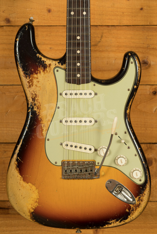 Fender Custom Shop Masterbuilt Levi Perry 62 Strat Heavy Relic 3-Tone Sunburst